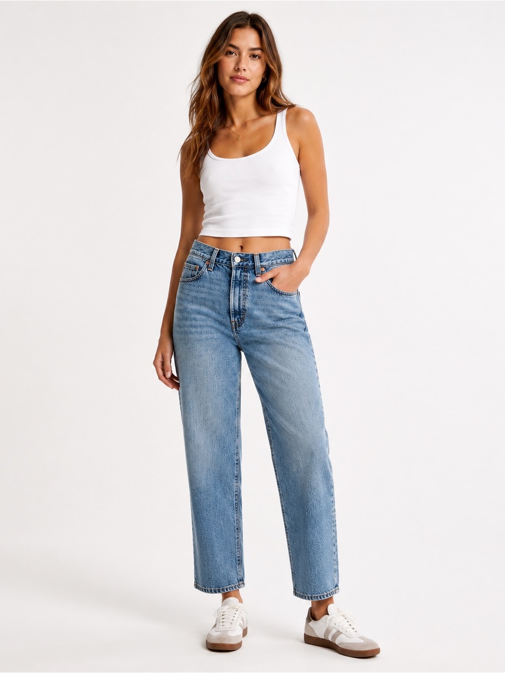 Levi’s Ribcage Straight Ankle Jeans Women’s 27 High Rise Light Wash 25” Inseam